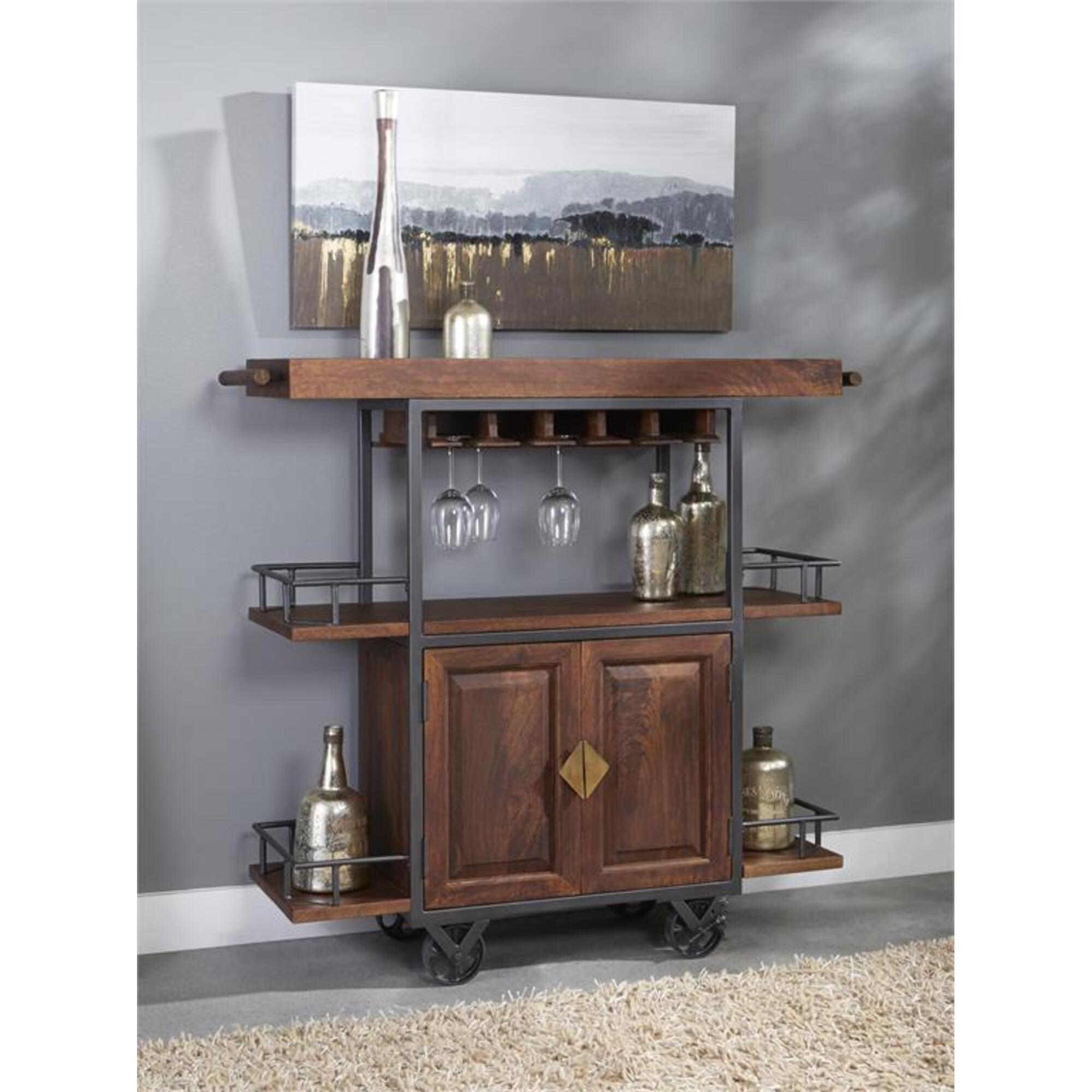 Two Door Wine Trolley Two Door Wine Trolley