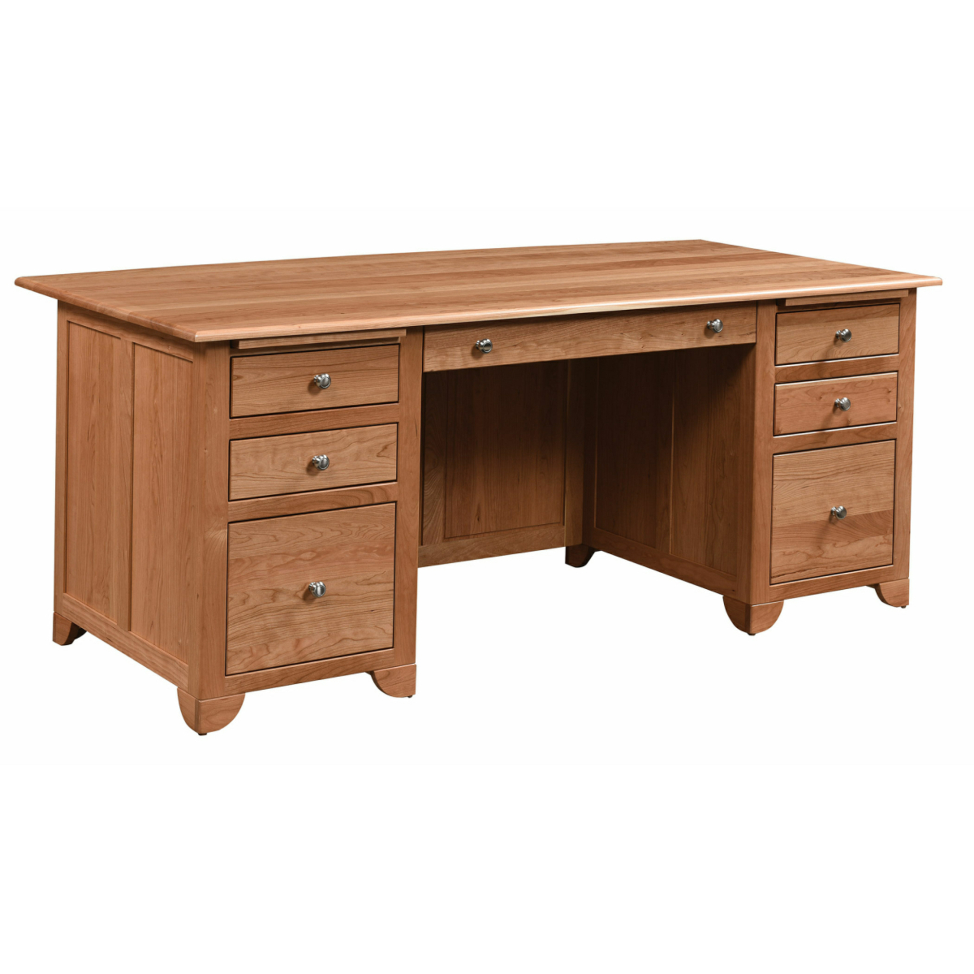 Cherry Valley Double Pedestal Executive Desk