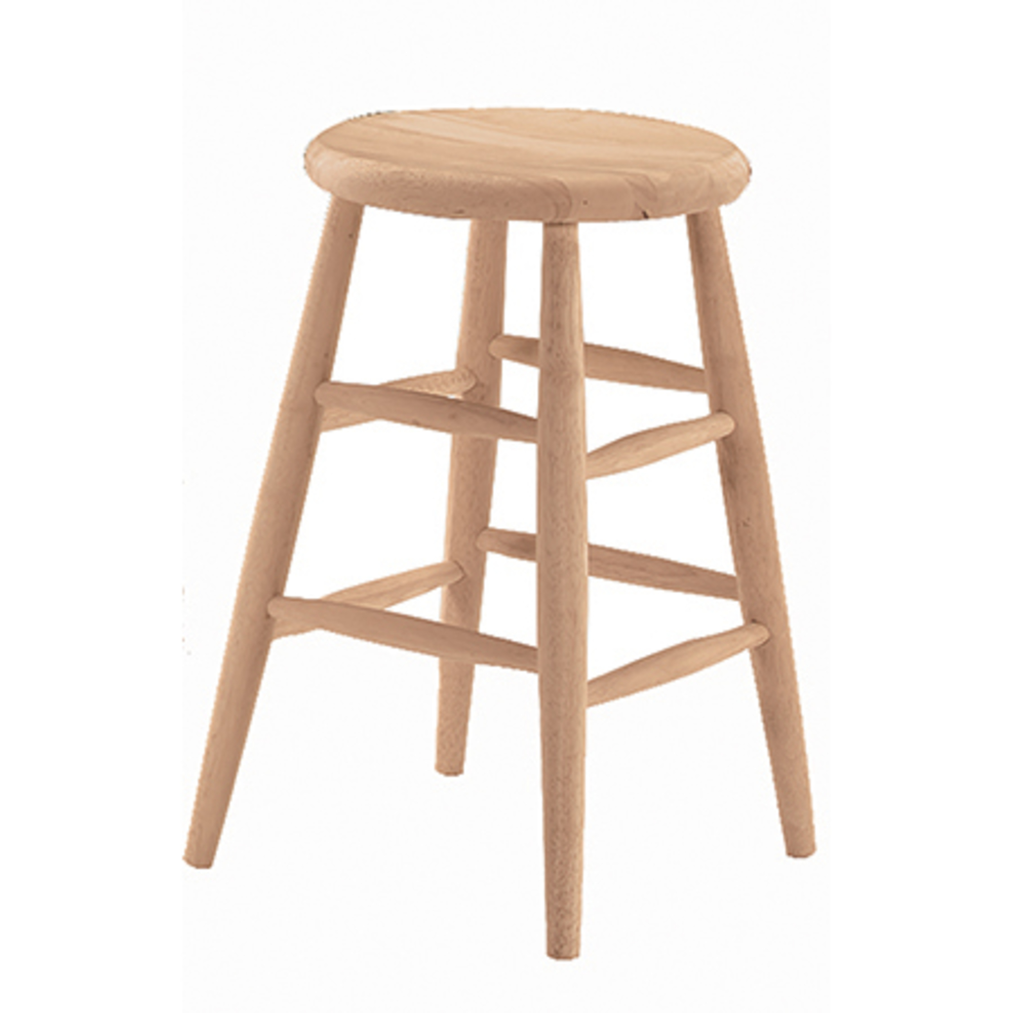 Scoop Seat Stool - 24-inch