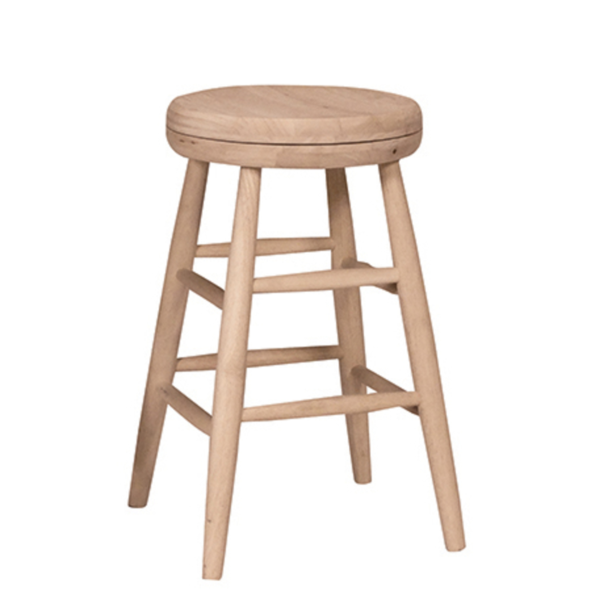Scoop Seat Swivel Stool - 24-inich